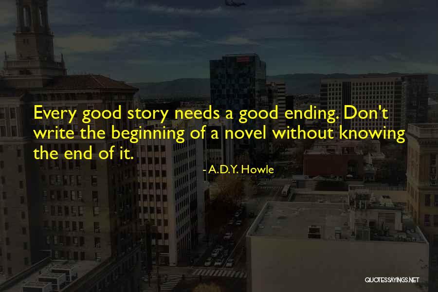 A Novel Quotes By A.D.Y. Howle