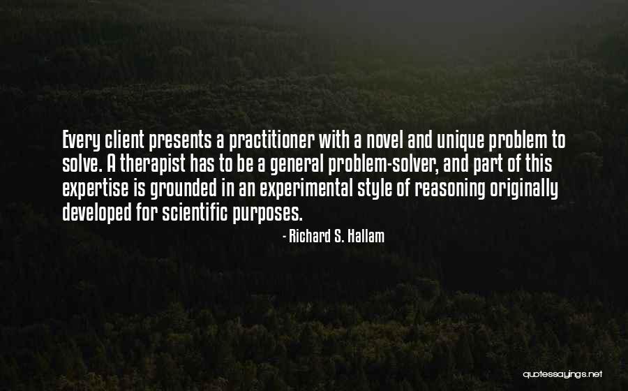 A Novel Quotes By Richard S. Hallam