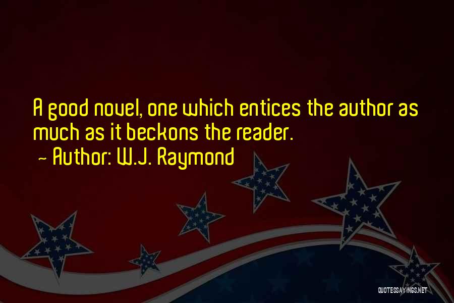 A Novel Quotes By W.J. Raymond