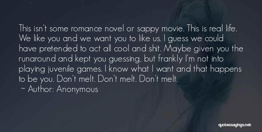 A Novel Romance Movie Quotes By Anonymous