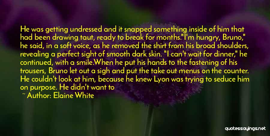 A Novel Romance Quotes By Elaine White