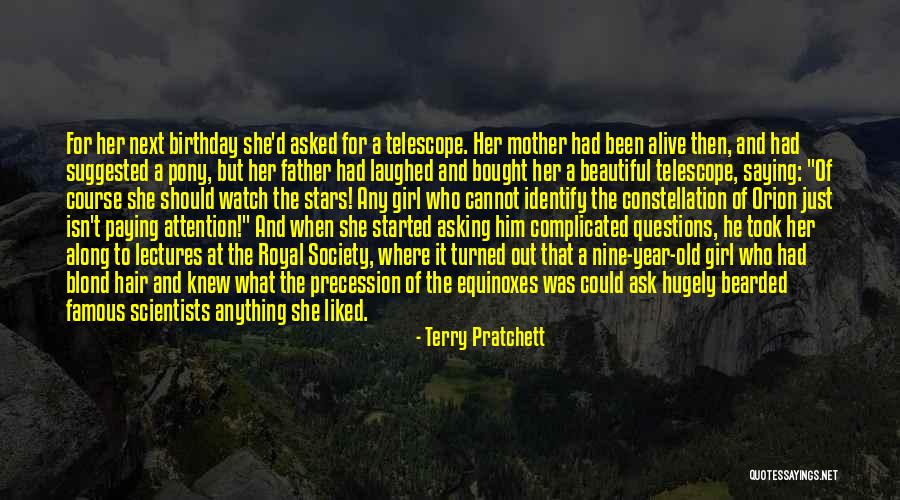 A One Year Old Birthday Girl Quotes By Terry Pratchett A One Year Old Birthday Girl Quotes By Terry Pratchett