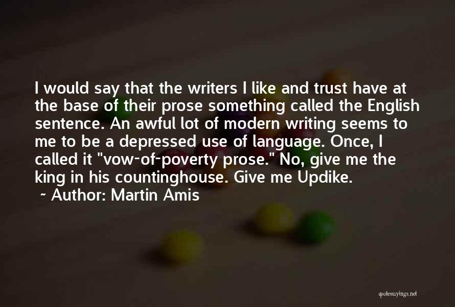 A&p Updike Quotes By Martin Amis