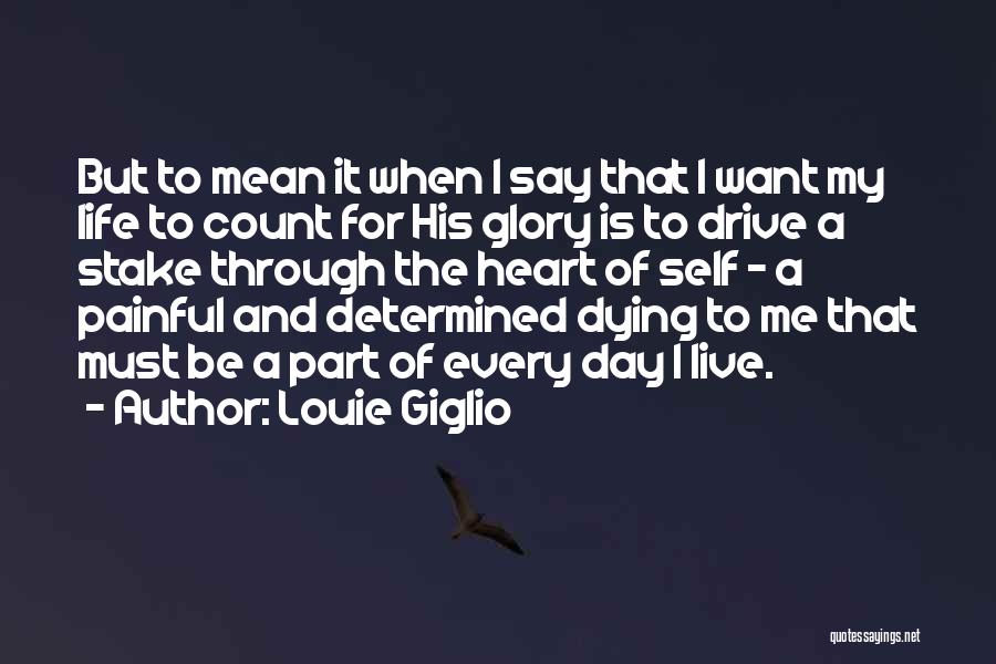 A Painful Heart Quotes By Louie Giglio