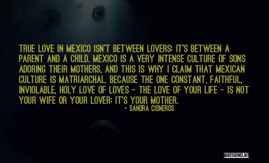 A Parent's Love For Their Son Quotes By Sandra Cisneros