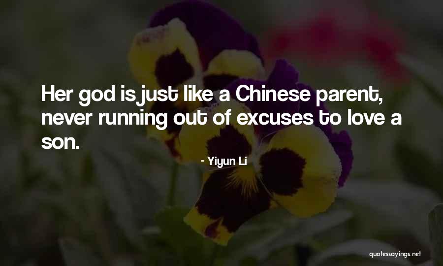 A Parent's Love For Their Son Quotes By Yiyun Li A Parent's Love For Their Son Quotes By Yiyun Li