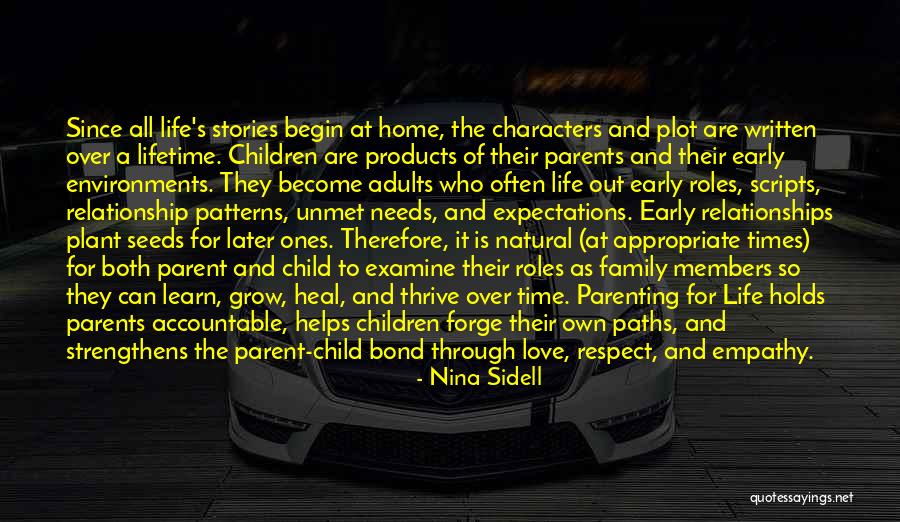 A Parent's Love Quotes By Nina Sidell