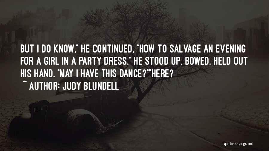 A Party Girl Quotes By Judy Blundell