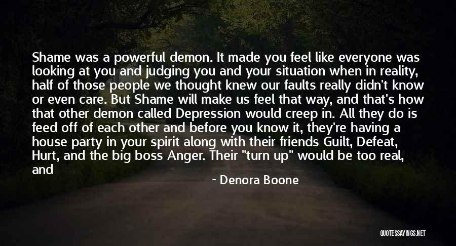 A Party With Friends Quotes By Denora Boone