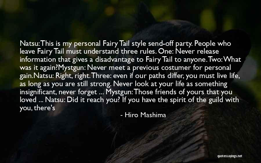 A Party With Friends Quotes By Hiro Mashima