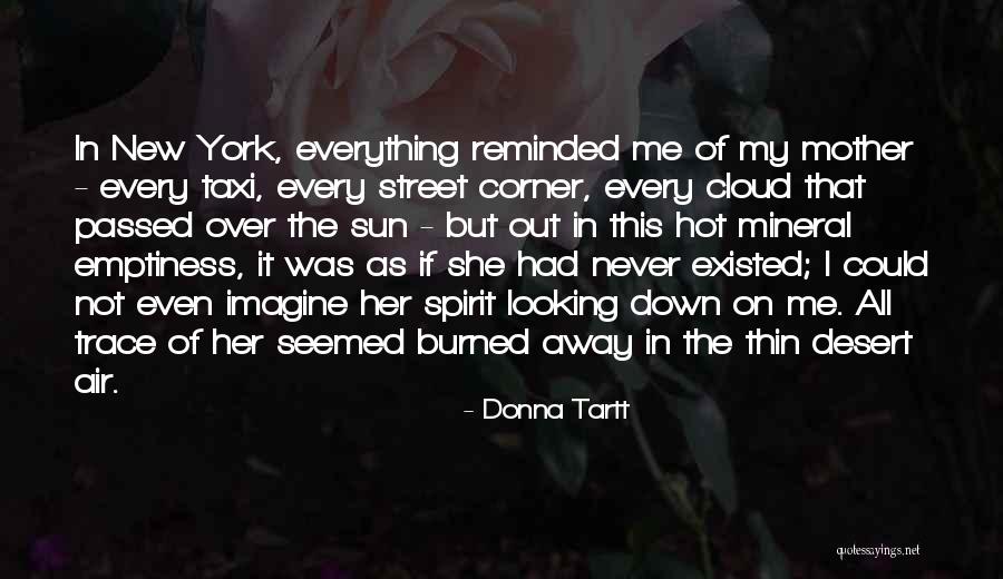 A Passed Away Mother Quotes By Donna Tartt