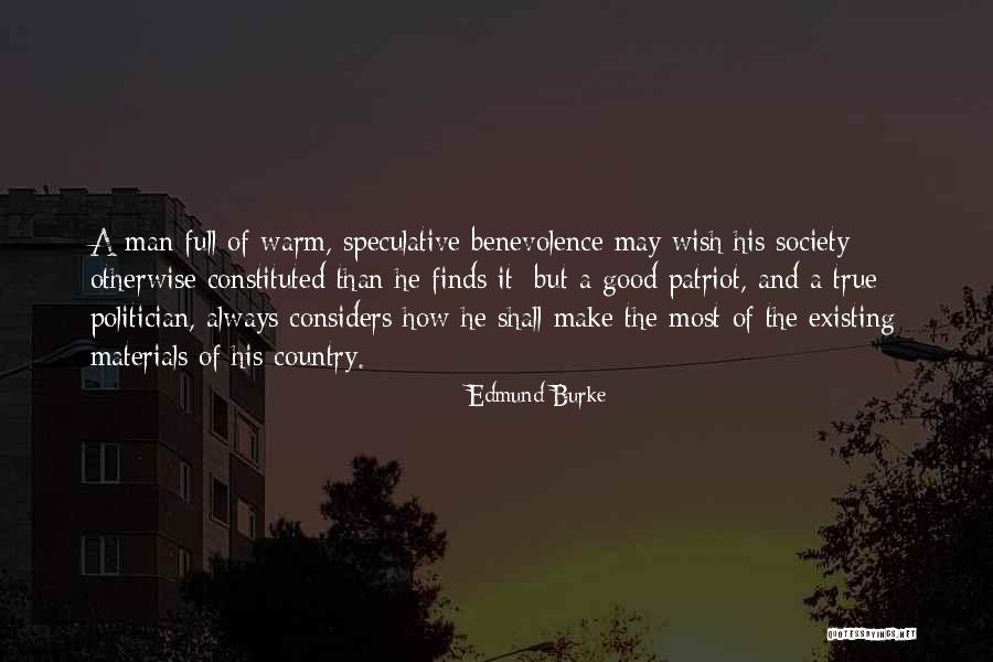 A Patriot Quotes By Edmund Burke