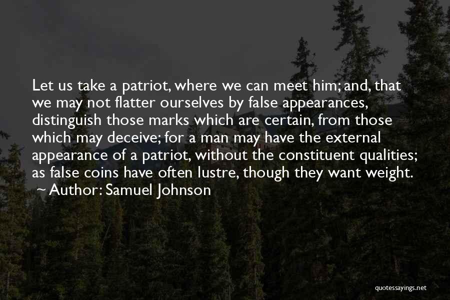 A Patriot Quotes By Samuel Johnson
