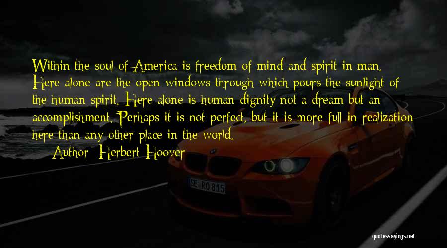 A Perfect Man Quotes By Herbert Hoover