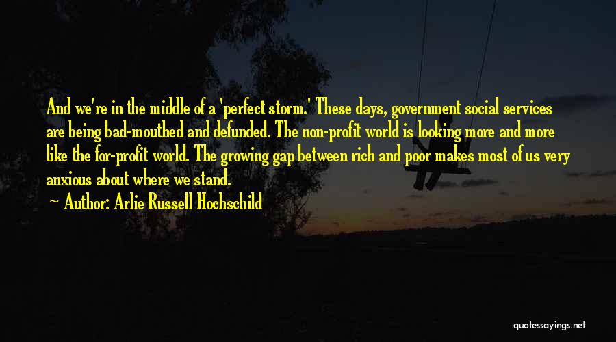 A Perfect Storm Quotes By Arlie Russell Hochschild