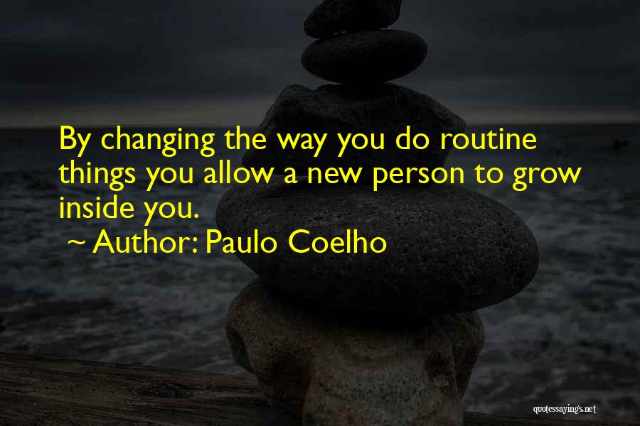 A Person Changing Quotes By Paulo Coelho