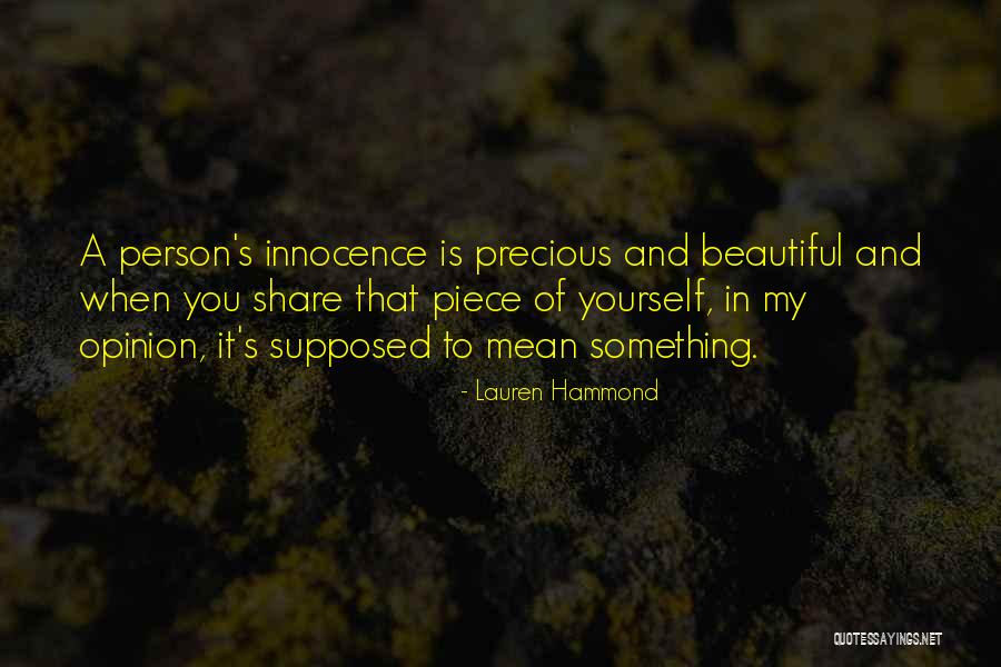A Person Quotes By Lauren Hammond A Person Quotes By Lauren Hammond