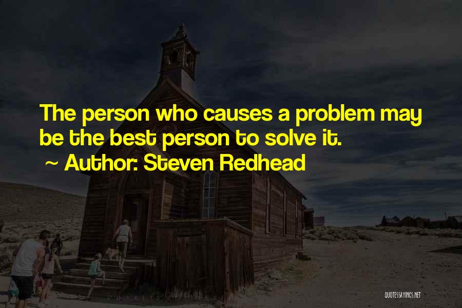 A Person Quotes By Steven Redhead