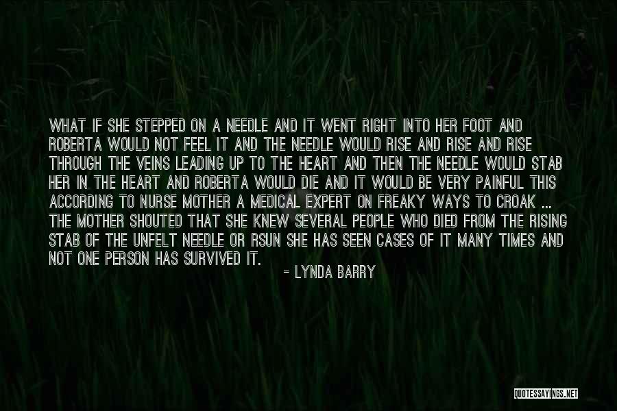 A Person Who Died Quotes By Lynda Barry A Person Who Died Quotes By Lynda Barry