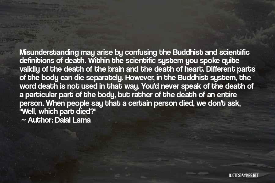 A Person Who Has Died Quotes By Dalai Lama