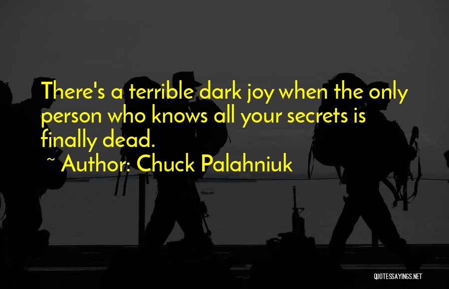 A Person Who Is Dead Quotes By Chuck Palahniuk