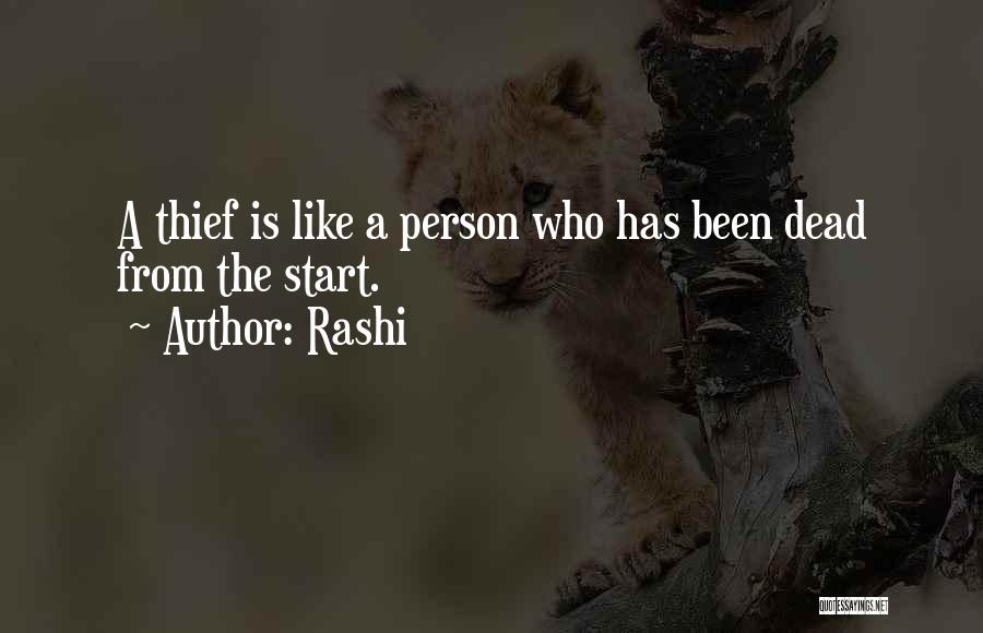 A Person Who Is Dead Quotes By Rashi