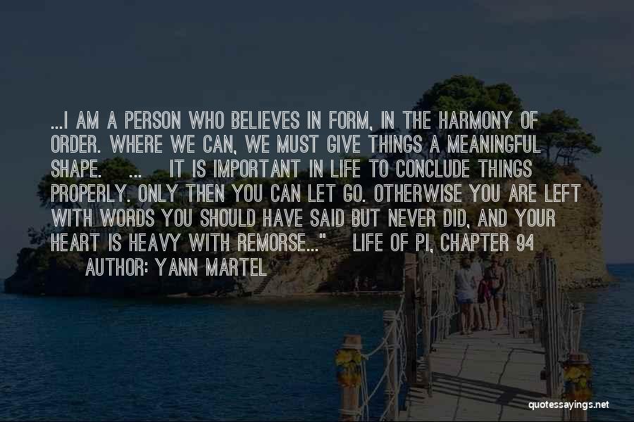 A Person Who Left You Quotes By Yann Martel