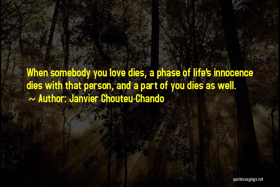 A Person You Love Quotes By Janvier Chouteu-Chando