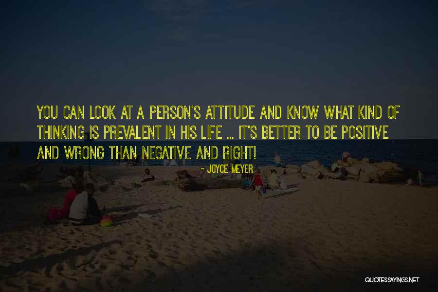 A Person's Attitude Quotes By Joyce Meyer A Person's Attitude Quotes By Joyce Meyer