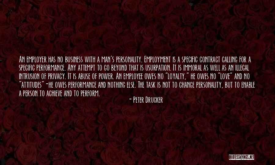 A Person's Attitude Quotes By Peter Drucker A Person's Attitude Quotes By Peter Drucker