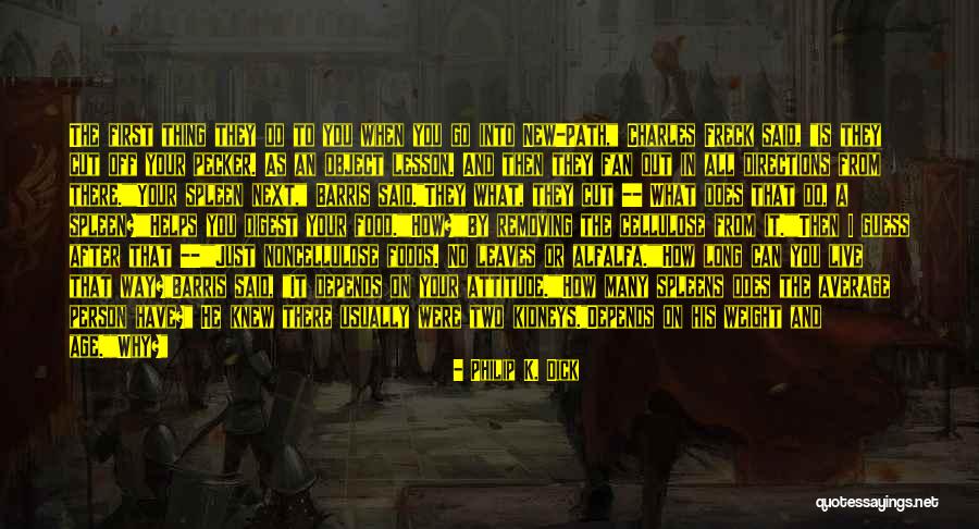 A Person's Attitude Quotes By Philip K. Dick A Person's Attitude Quotes By Philip K. Dick