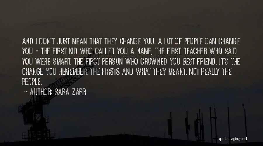 A Person's Name Quotes By Sara Zarr