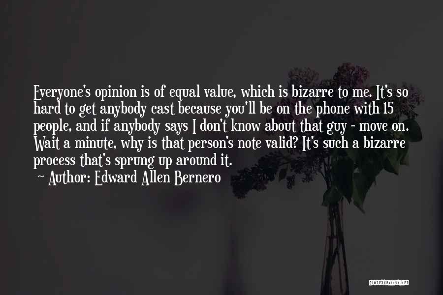 A Person's Value Quotes By Edward Allen Bernero