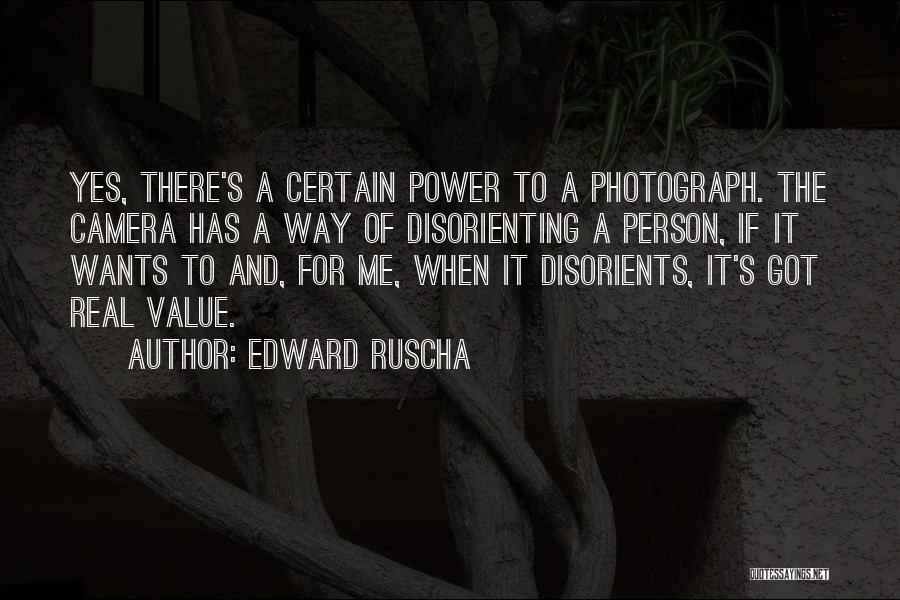 A Person's Value Quotes By Edward Ruscha