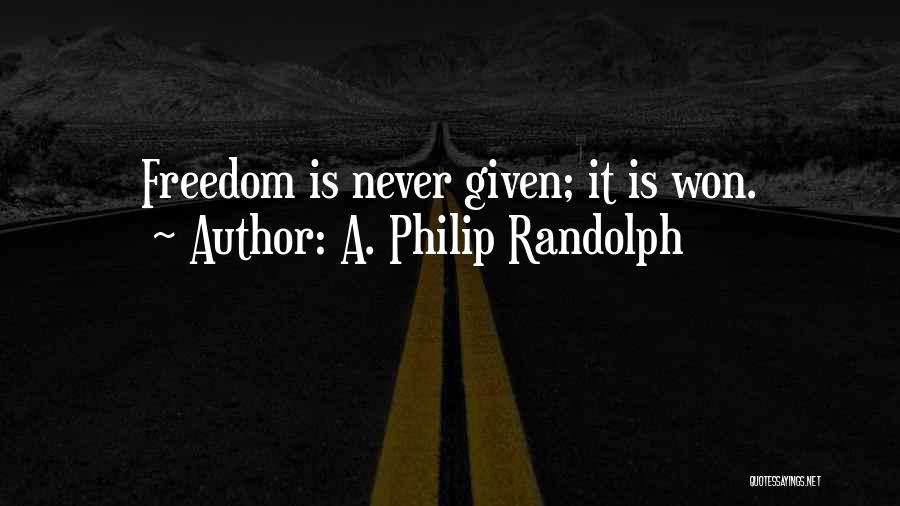 A. Philip Randolph Quotes 1337636
