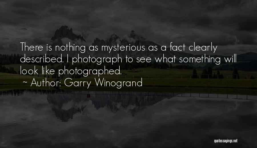 A Photograph Quotes By Garry Winogrand