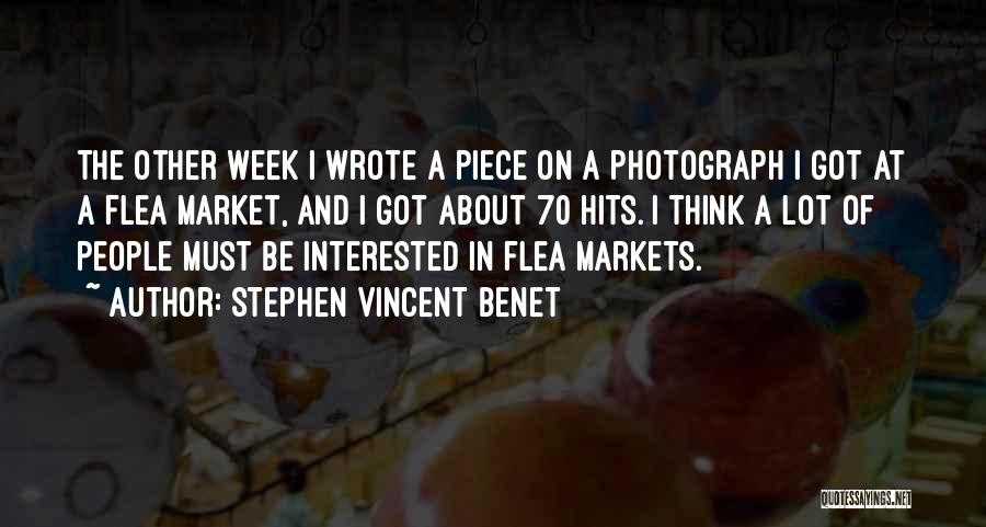 A Photograph Quotes By Stephen Vincent Benet