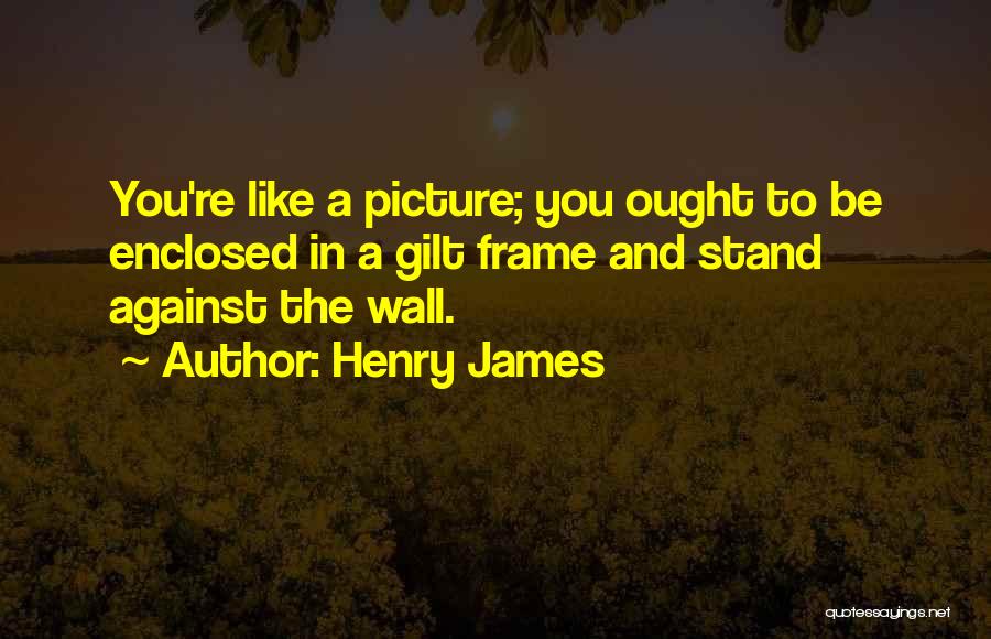 A Picture Frame Quotes By Henry James