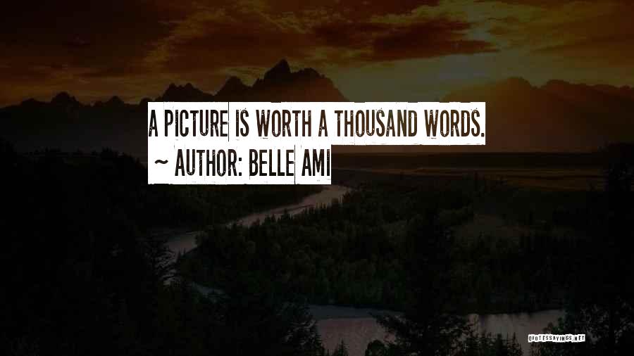 A Picture Worth A Thousand Words Quotes By Belle Ami