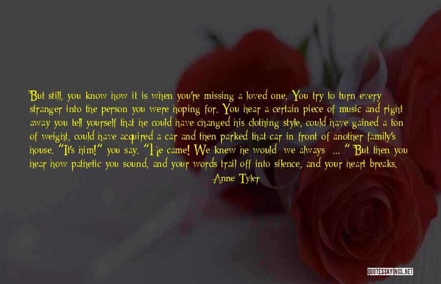 A Piece Missing Quotes By Anne Tyler