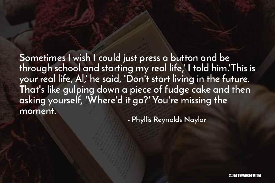 A Piece Of Cake Quotes By Phyllis Reynolds Naylor