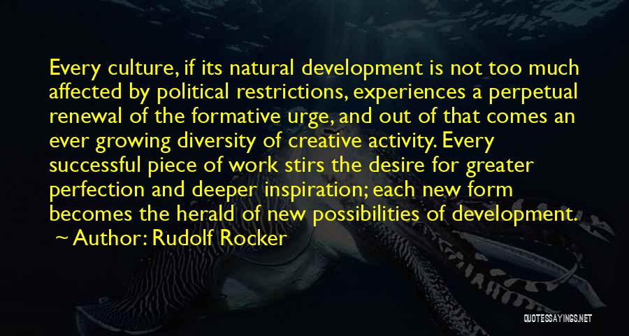 A Piece Of Work Quotes By Rudolf Rocker