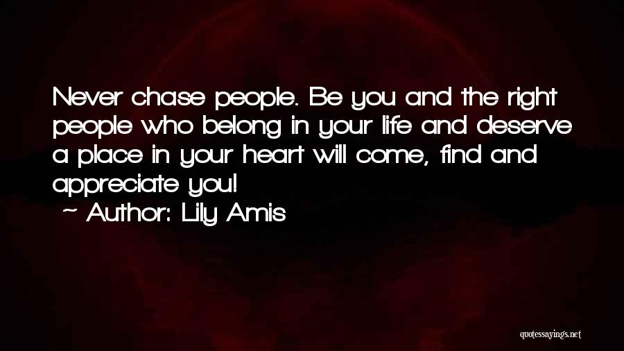A Place In Your Heart Quotes By Lily Amis