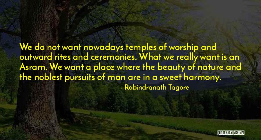 A Place Of Worship Quotes By Rabindranath Tagore