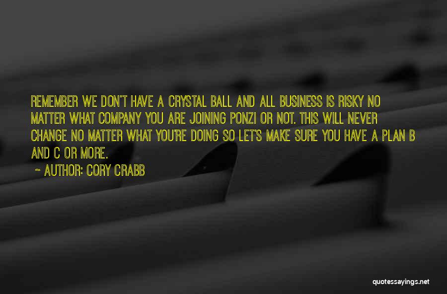 A Plan B Quotes By Cory Crabb A Plan B Quotes By Cory Crabb