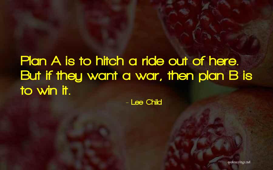 A Plan B Quotes By Lee Child