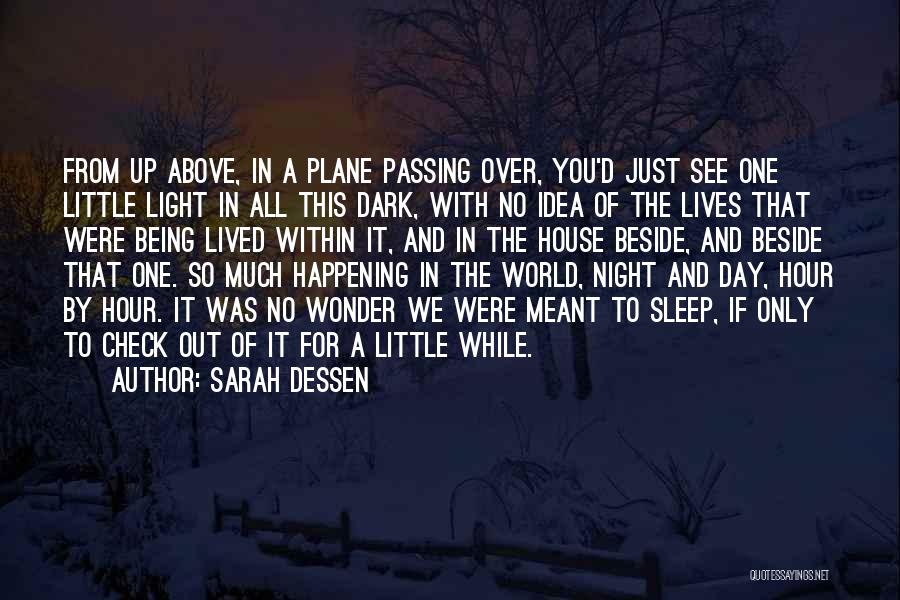 A Plane Quotes By Sarah Dessen