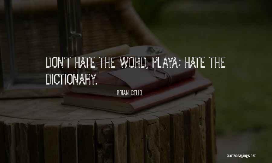 A Playa Quotes By Brian Celio A Playa Quotes By Brian Celio