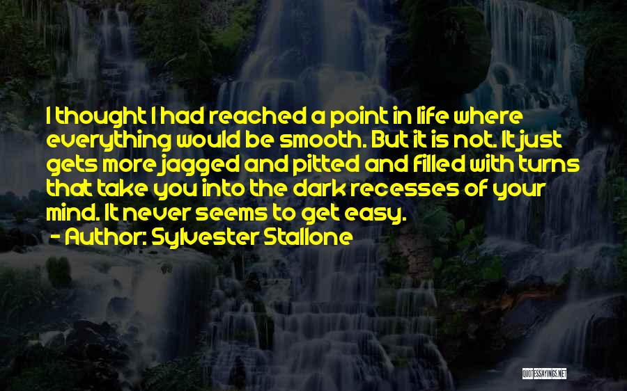 A Point In Your Life Quotes By Sylvester Stallone