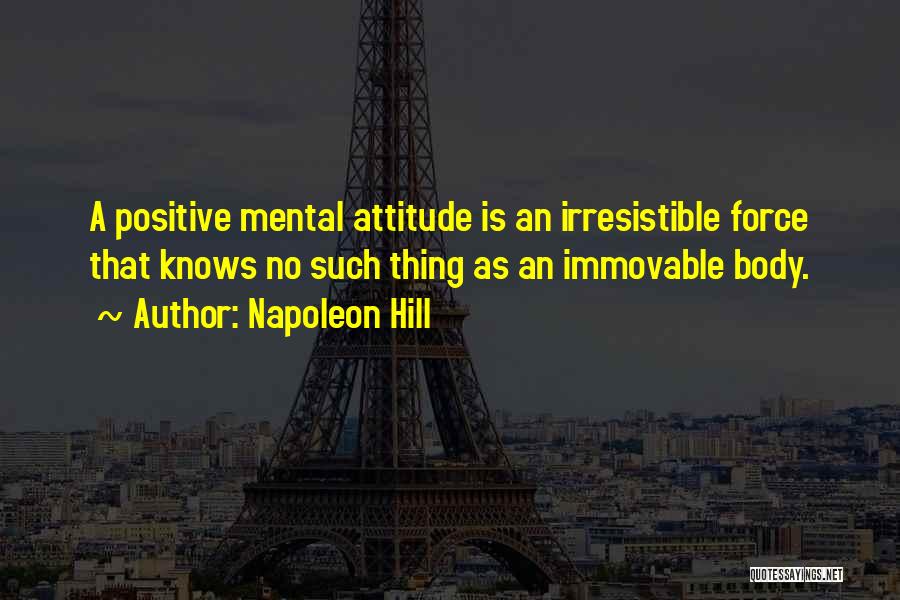 A Positive Attitude Quotes By Napoleon Hill